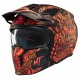 Casca MT Streetfighter SV S B5 Hellish rosu mat (ochelari soare integrati) - masca (protectie) barbie si cozoroc detasabile