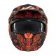 Casca MT Streetfighter SV S B5 Hellish rosu mat (ochelari soare integrati) - masca (protectie) barbie si cozoroc detasabile