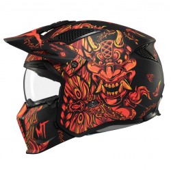 Casca MT Streetfighter SV S B5 Hellish rosu mat (ochelari soare integrati) - masca (protectie) barbie si cozoroc detasabile Casca MT Streetfighter SV S B5 Hellish rosu mat (ochelari soare integrati) - masca (protectie) barbie si cozoroc detasabile