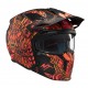 Casca MT Streetfighter SV S B5 Hellish rosu mat (ochelari soare integrati) - masca (protectie) barbie si cozoroc detasabile
