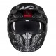 Casca MT Streetfighter SV S B2 Hellish negru mat (ochelari soare integrati) - masca (protectie) barbie si cozoroc detasabile