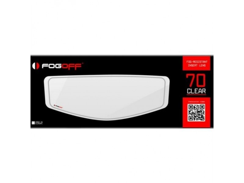 Lentila antiaburire transparenta FOGOFF - compatibila cu castile flip-up (modulabile) MT Atom 2 SV (tip MT-V-35 - FOG013) - Max Vision