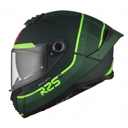 Casca integrala MT Thunder 4 SV R25 C6 Verde Mat (ochelari soare integrati)