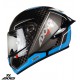Casca integrala Axxis Cobra Rage A0 alb/albastru lucios carbon - 100% carbon Casca integrala Axxis Cobra Rage A0 alb/albastru lucios carbon - 100% carbon