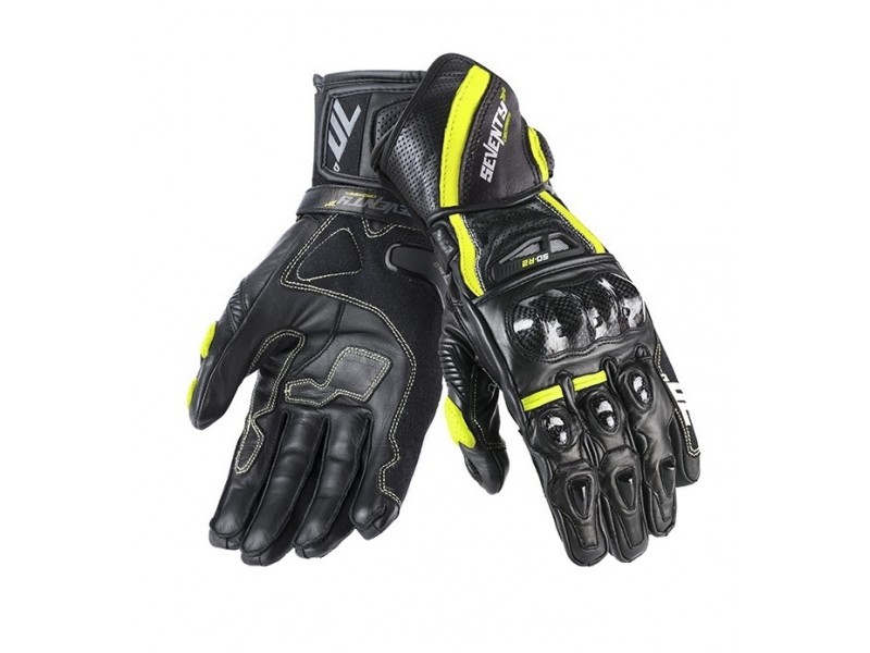 Manusi copii racing vara Seventy model SD-R2K negru/galben