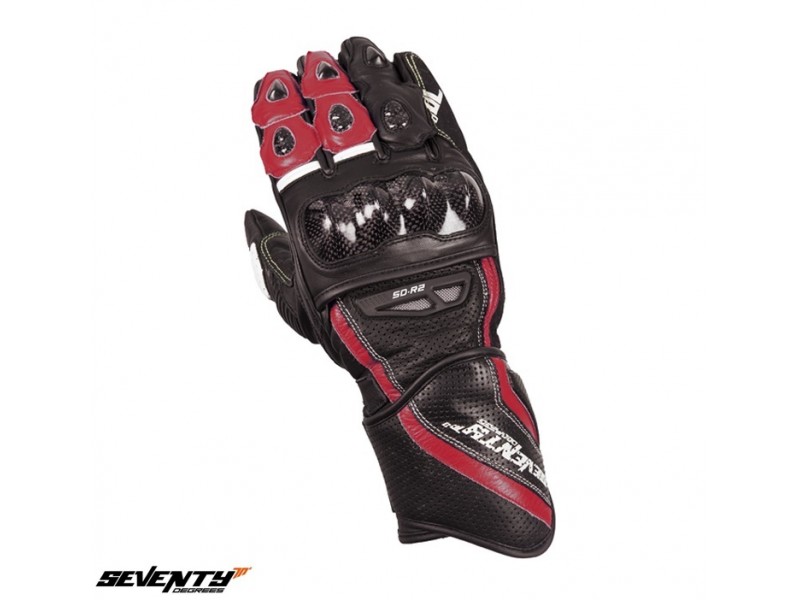 Manusi copii racing vara Seventy model SD-R2K negru/rosu