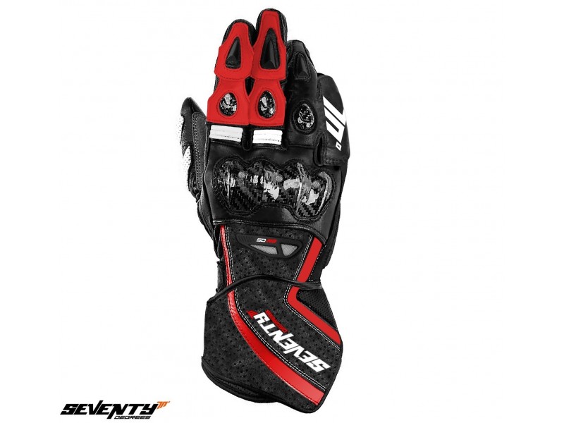 Manusi copii racing vara Seventy model SD-R2K negru/rosu