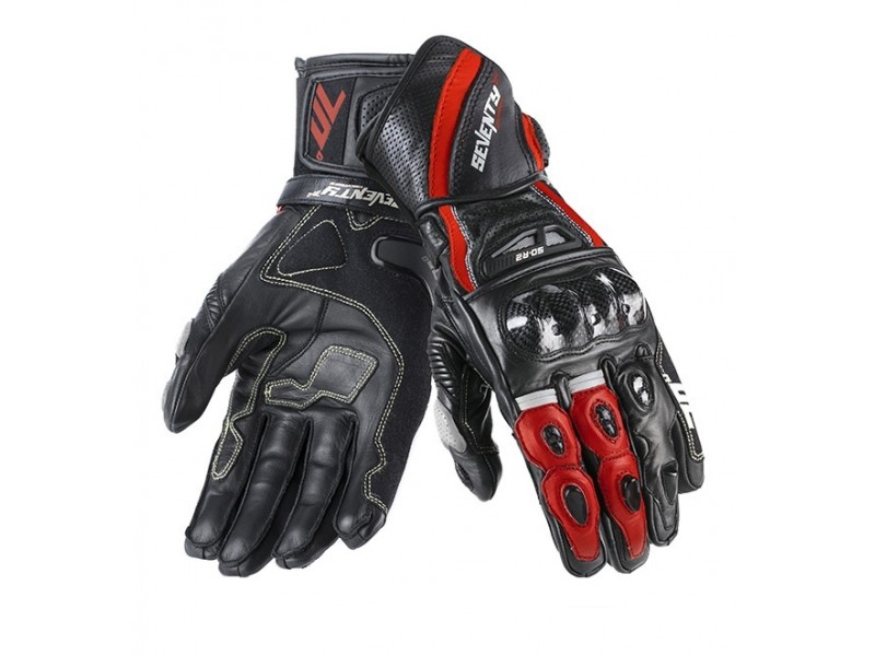 Manusi copii racing vara Seventy model SD-R2K negru/rosu