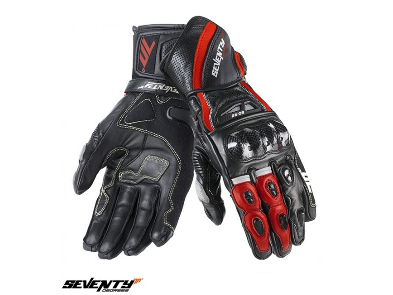 Manusi copii racing vara Seventy model SD-R2K negru/rosu