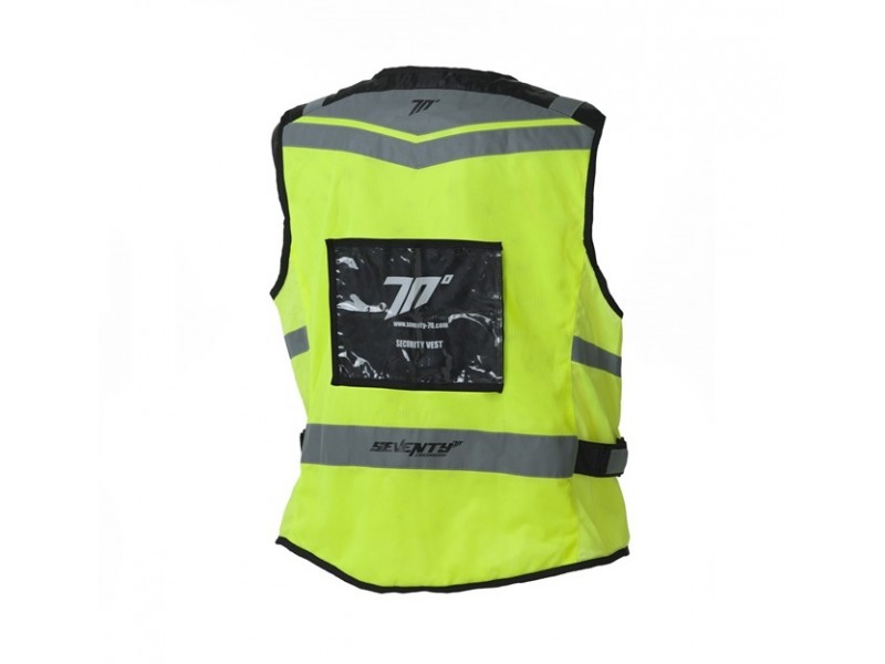 Vesta moto reflectorizanta Seventy model SD-S2 culoare: galben fluor