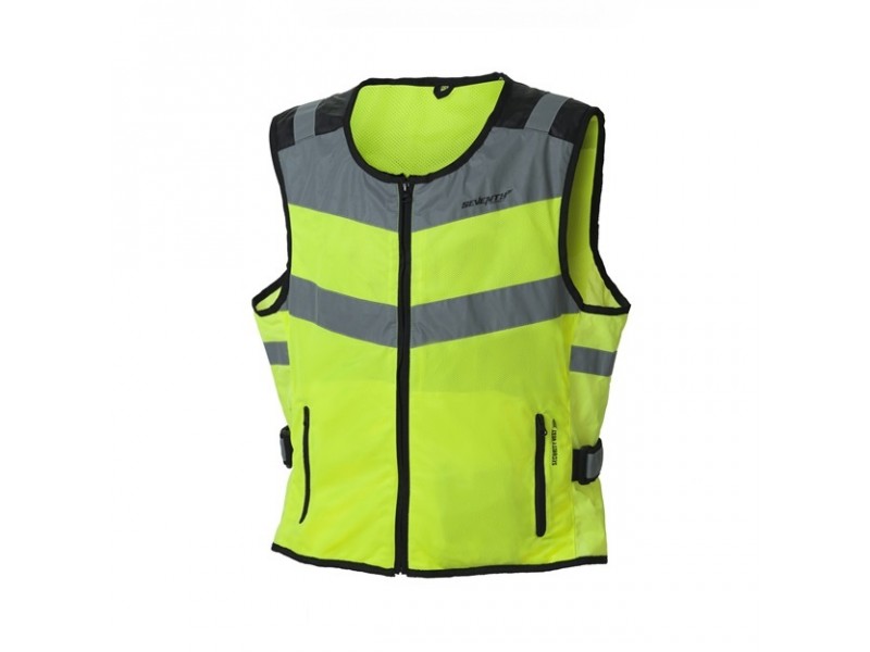 Vesta moto reflectorizanta Seventy model SD-S2 culoare: galben fluor