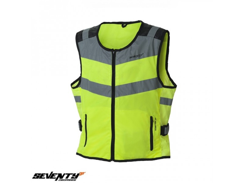 Vesta moto reflectorizanta Seventy model SD-S2 culoare: galben fluor