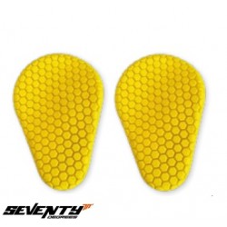 Set protectii universale Multiposition Ultra Flex Seventy model SD-A26 - culoare: galben - set 2 bucati - protectii umeri, coate, antebrat, genunchi, tibie, sold Set protectii universale Multiposition Ultra Flex Seventy model SD-A26 - culoare: galben - set 2 bucati - protectii umeri, coate, antebrat, genunchi, tibie, sold