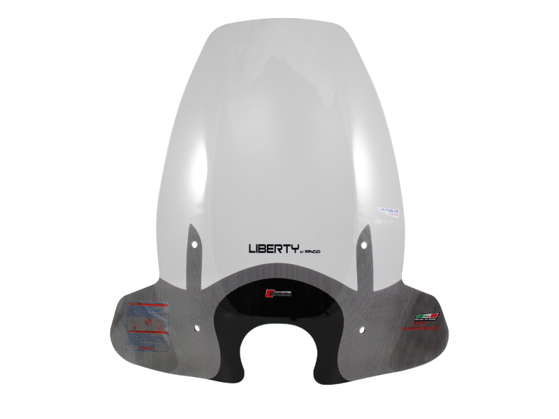 Parbriz mare transparent Piaggio Liberty 50 ie IGET 3V (16-22) 4T AC 50cc - Liberty ie IGET 3V ABS (16-22) 4T AC 125-150cc