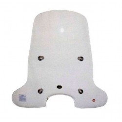 Parbriz mare (inalt) transparent Piaggio Liberty (97-05) 2T-4T AC 50-125-150cc - tije fixare cromate Parbriz mare (inalt) transparent Piaggio Liberty (97-05) 2T-4T AC 50-125-150cc - tije fixare cromate