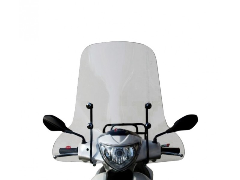 Parbriz mare (inalt) transparent Piaggio Fly 50 (12-17) - Fly 125 ie (12-15) 4T AC 50-125cc