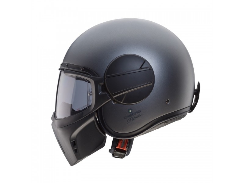 Casca Caberg model Ghost X gun metal (titanium) mat - fibra de sticla