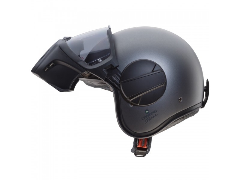 Casca Caberg model Ghost X gun metal (titanium) mat - fibra de sticla