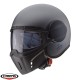 Casca Caberg model Ghost X gun metal (titanium) mat - fibra de sticla Casca Caberg model Ghost X gun metal (titanium) mat - fibra de sticla