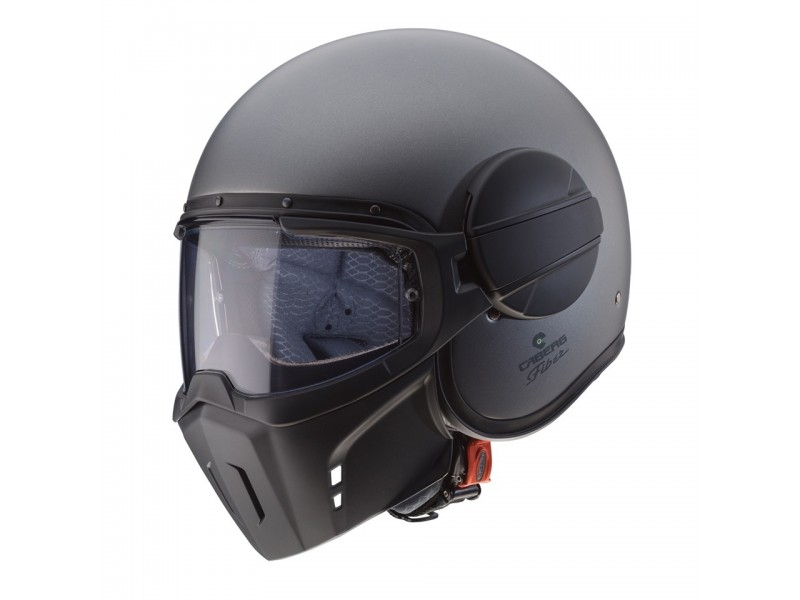 Casca Caberg model Ghost X gun metal (titanium) mat - fibra de sticla