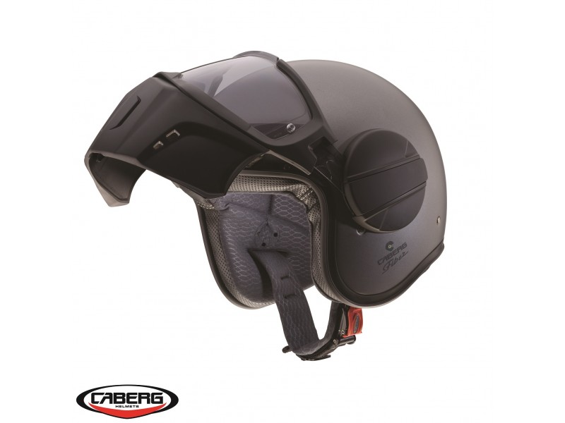Casca Caberg model Ghost gun metal (titanium) mat - fibra de sticla