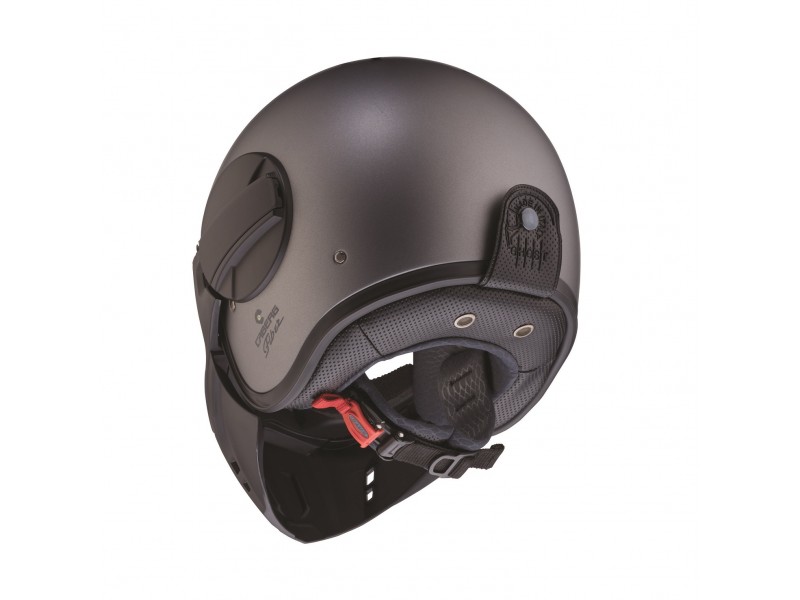 Casca Caberg model Ghost gun metal (titanium) mat - fibra de sticla