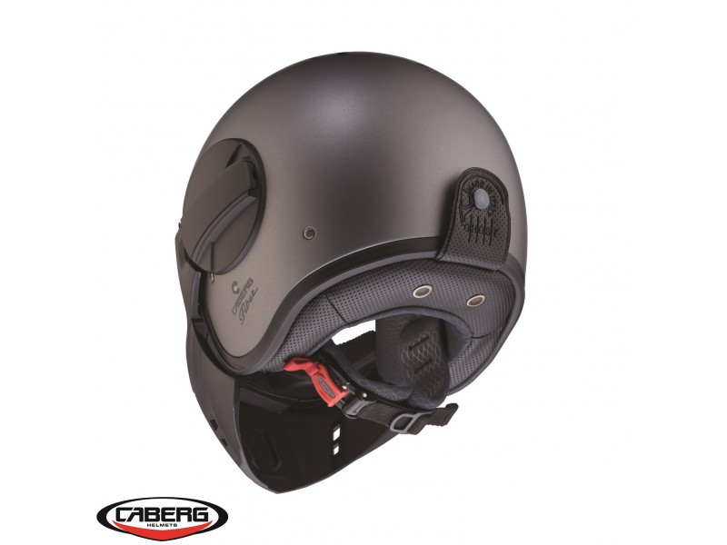 Casca Caberg model Ghost gun metal (titanium) mat - fibra de sticla