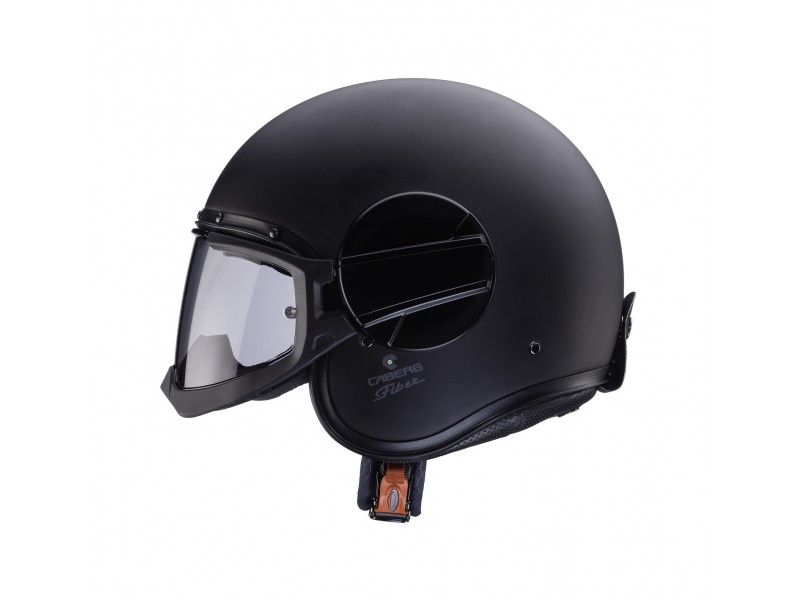 Casca Caberg model Ghost X negru mat - fibra de sticla