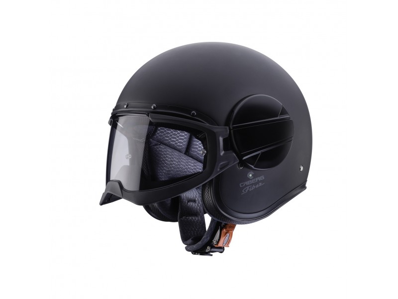 Casca Caberg model Ghost negru mat - fibra de sticla