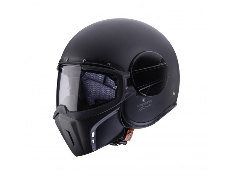 Casca Caberg model Ghost negru mat - fibra de sticla