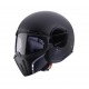 Casca Caberg model Ghost negru mat - fibra de sticla