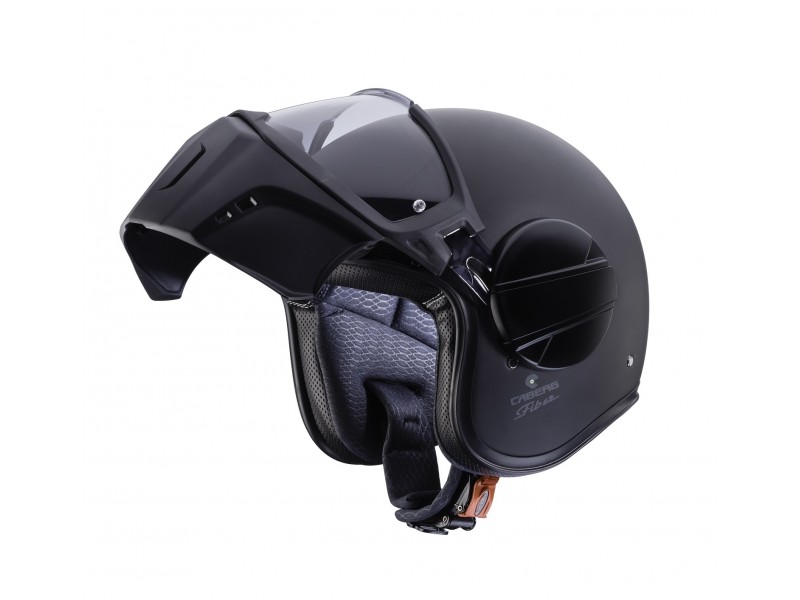 Casca Caberg model Ghost negru mat - fibra de sticla