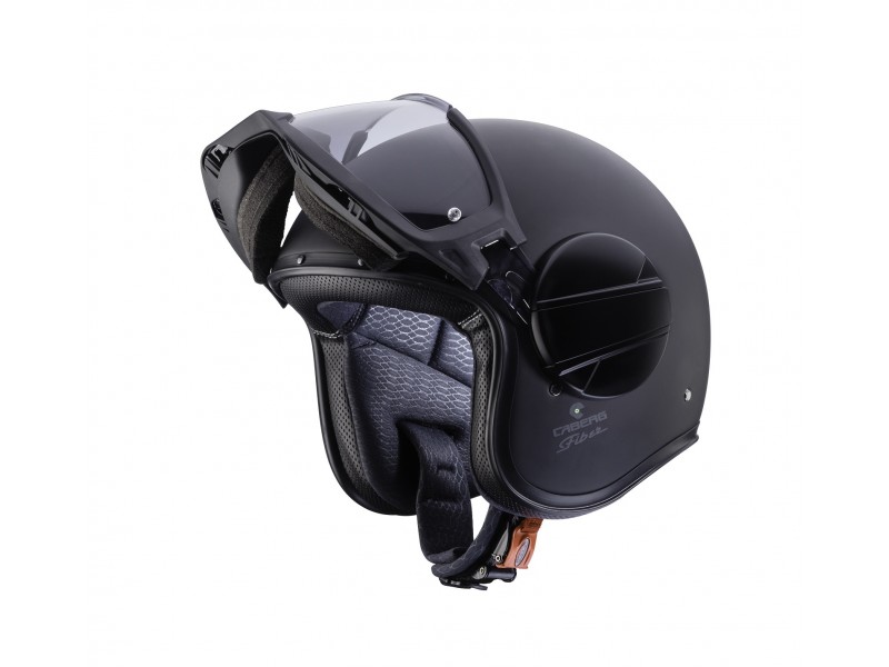 Casca Caberg model Ghost negru mat - fibra de sticla