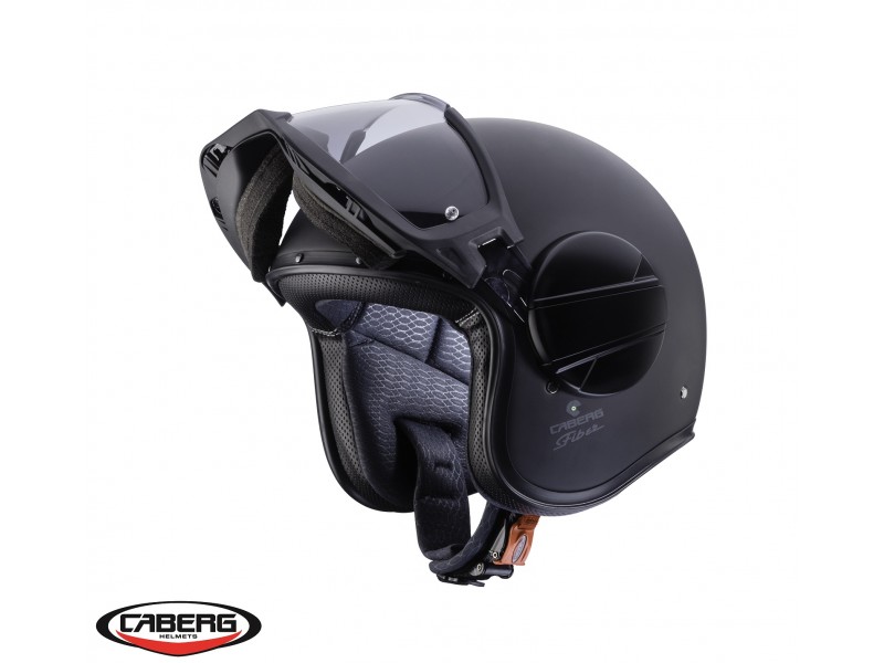 Casca Caberg model Ghost negru mat - fibra de sticla