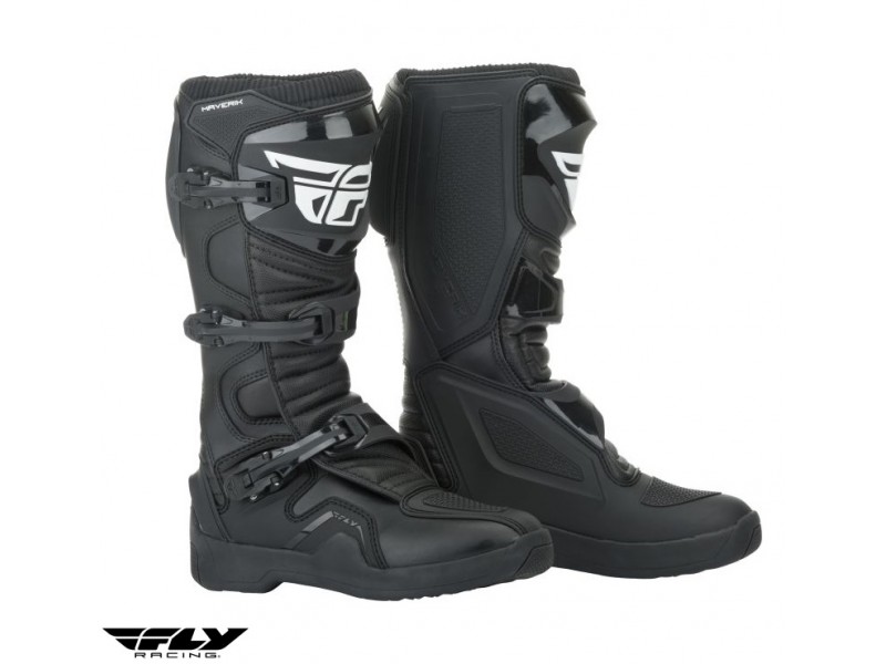 Cizme (boots) cross/enduro (off road) - ATV Fly Racing model Maverick culoare: negru Cizme (boots) cross/enduro (off road) - ATV Fly Racing model Maverick culoare: negru