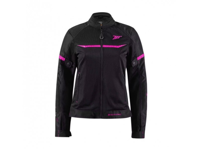 Geaca (jacheta) femei Racing vara Seventy model SD-JR30.2 Mojave culoare: negru/fuchsia (roz)