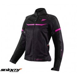 Geaca (jacheta) femei Racing vara Seventy model SD-JR30.2 Mojave culoare: negru/fuchsia (roz) Geaca (jacheta) femei Racing vara Seventy model SD-JR30.2 Mojave culoare: negru/fuchsia (roz)