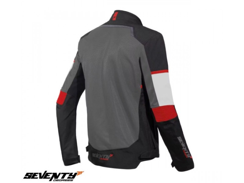 Geaca (jacheta) barbati Racing vara Seventy model SD-JR60 Thunder culoare: gri/rosu Geaca (jacheta) barbati Racing vara Seventy model SD-JR60 Thunder culoare: gri/rosu