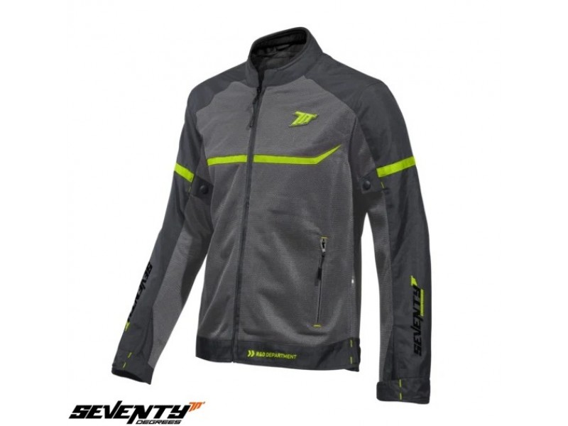 Geaca (jacheta) barbati Racing vara Seventy model SD-JR30.1 Mojave culoare: gri/galben fluor Geaca (jacheta) barbati Racing vara Seventy model SD-JR30.1 Mojave culoare: gri/galben fluor