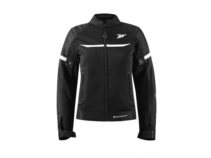 Geaca (jacheta) femei Racing vara Seventy model SD-JR30.2 Mojave culoare: negru/alb