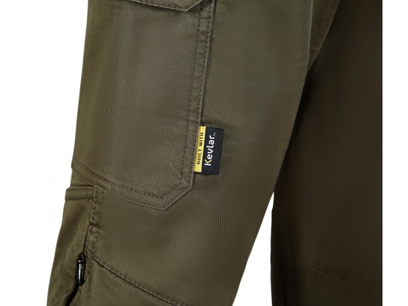 Pantaloni moto barbati Urban Seventy vara model SD-PC24 Teide Cargo culoare: forest green