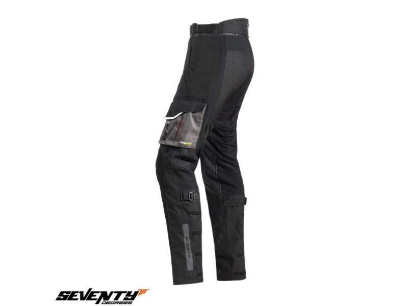 Pantaloni motociclete barbati Touring/Adventure Seventy vara model SD-PT4 Atacama culoare: negru (wateproof)