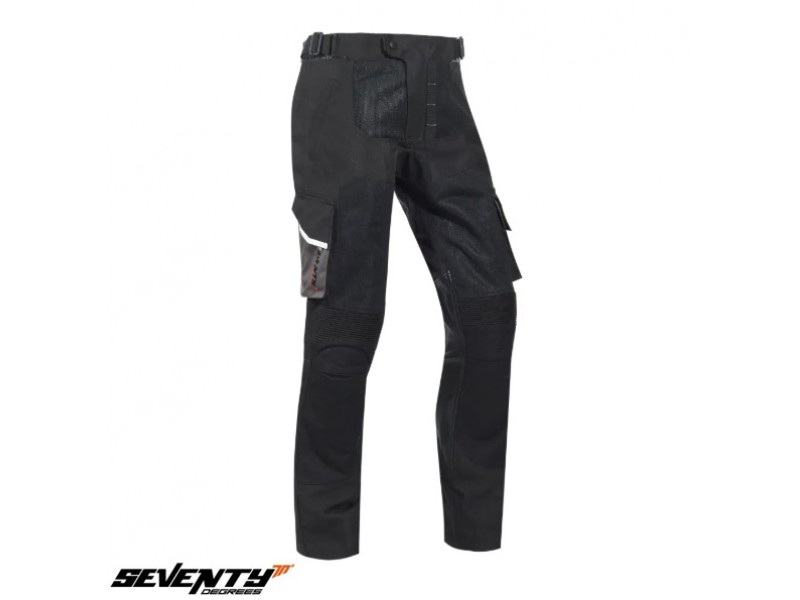 Pantaloni motociclete barbati Touring/Adventure Seventy vara model SD-PT4 Atacama culoare: negru (wateproof)