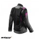 Geaca (jacheta) motociclete femei Touring Seventy vara model SD-JT68 Sahara culoare: gri/fuchsia (roz)