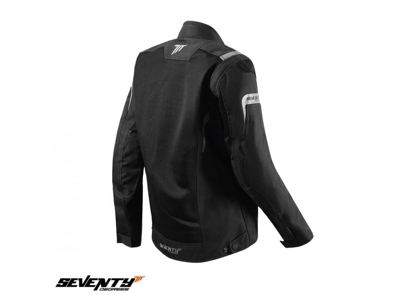Geaca (jacheta) motociclete femei Touring Seventy vara model SD-JT68 Sahara culoare: negru Geaca (jacheta) motociclete femei Touring Seventy vara model SD-JT68 Sahara culoare: negru