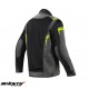 Geaca (jacheta) motociclete barbati Touring Seventy vara model SD-JT66 Sahara culoare: gri/galben fluor