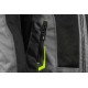 Geaca (jacheta) motociclete barbati Touring Seventy vara model SD-JT66 Sahara culoare: gri/galben fluor