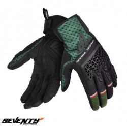 Manusi barbati Naked/Adventure vara Seventy model SD-N60 Two Stroke culoare: negru/verde/rosu - degete tactile Manusi barbati Naked/Adventure vara Seventy model SD-N60 Two Stroke culoare: negru/verde/rosu - degete tactile