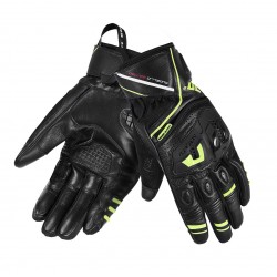 Manusi barbati Racing/Naked vara Seventy model SD-N30 Mugello culoare: negru/galben fluor - degete tactile
