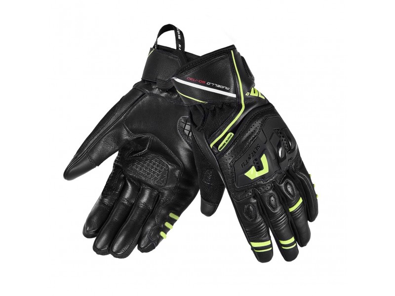 Manusi barbati Racing/Naked vara Seventy model SD-N30 Mugello culoare: negru/galben fluor - degete tactile Manusi barbati Racing/Naked vara Seventy model SD-N30 Mugello culoare: negru/galben fluor - degete tactile